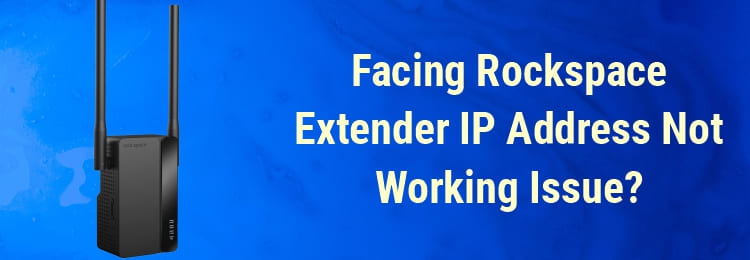 rockspace extender IP address